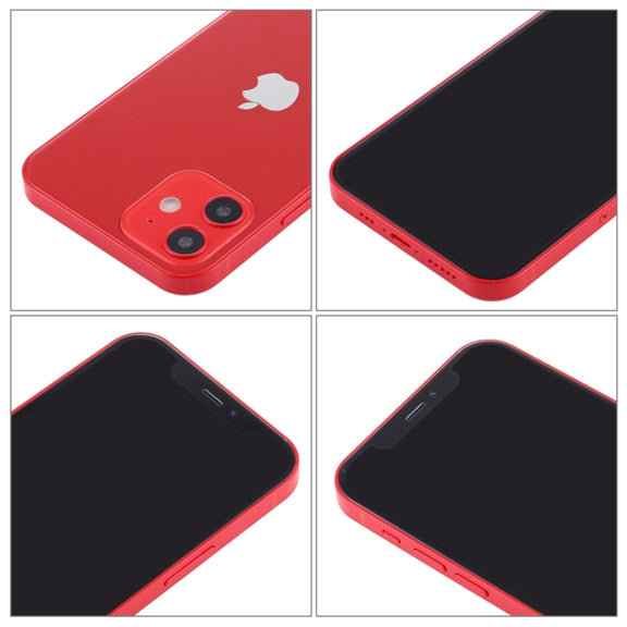 For iPhone 12 mini Black Screen Non-Working Fake Dummy Display Model, Light Version(Red)