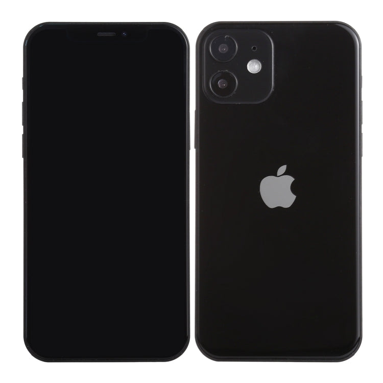 For iPhone 12 Black Screen Non-Working Fake Dummy Display Model, Light Version(Black)