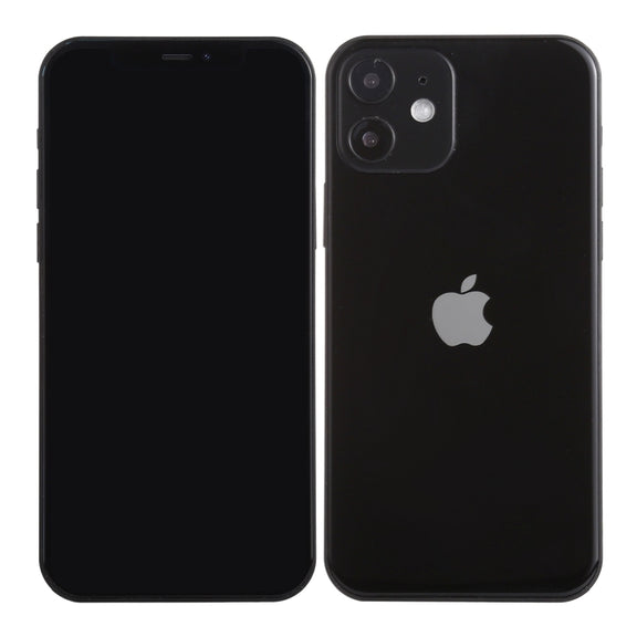 For iPhone 12 Black Screen Non-Working Fake Dummy Display Model, Light Version(Black)