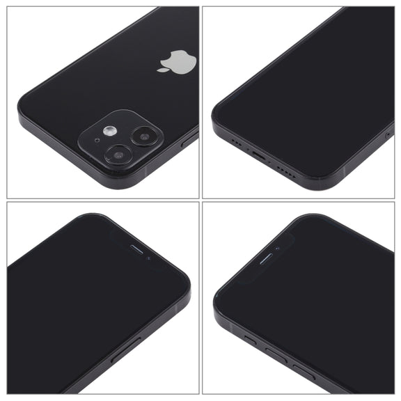 For iPhone 12 Black Screen Non-Working Fake Dummy Display Model, Light Version(Black)