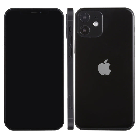 For iPhone 12 Black Screen Non-Working Fake Dummy Display Model, Light Version(Black)
