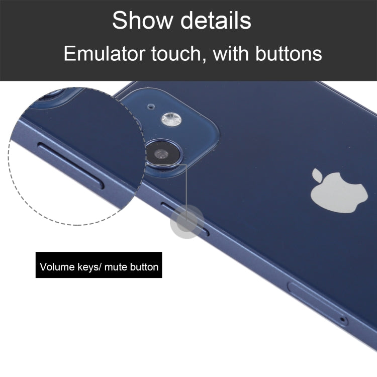 For iPhone 12 Black Screen Non-Working Fake Dummy Display Model, Light Version(Blue)
