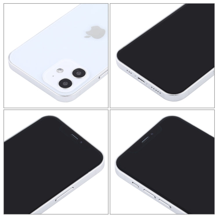 For iPhone 12 Black Screen Non-Working Fake Dummy Display Model, Light Version(White)