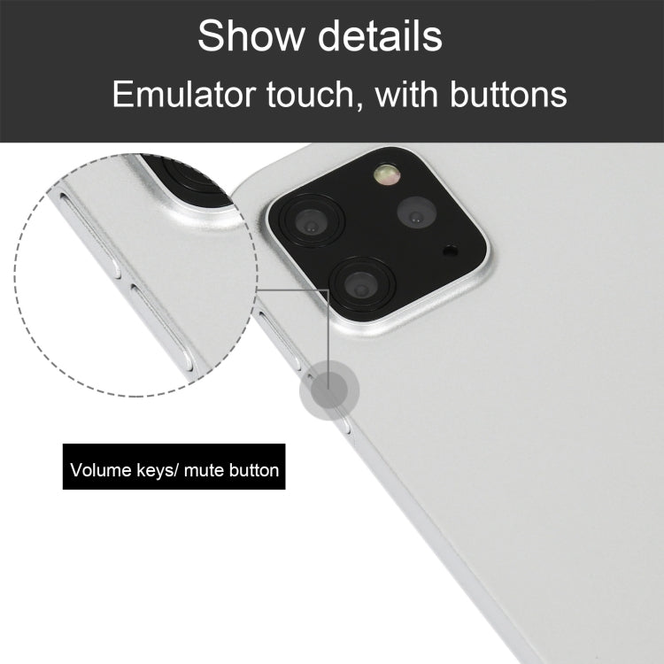 For iPad Pro 12.9 2021 Color Screen Non-Working Fake Dummy Display Model(Silver)