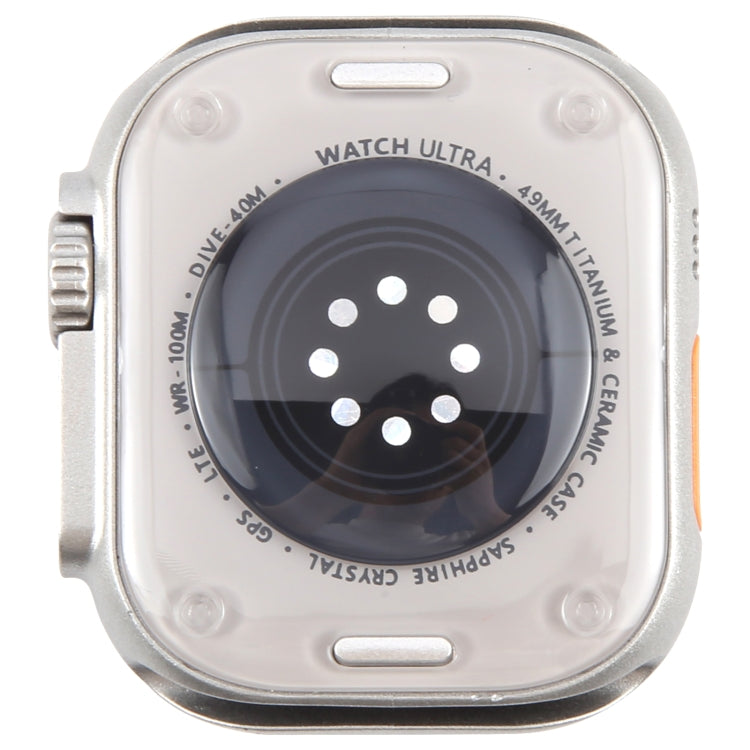 For Apple Watch Ultra 2 49mm Black Screen Non-Working Fake Dummy Display Model (Beige White)