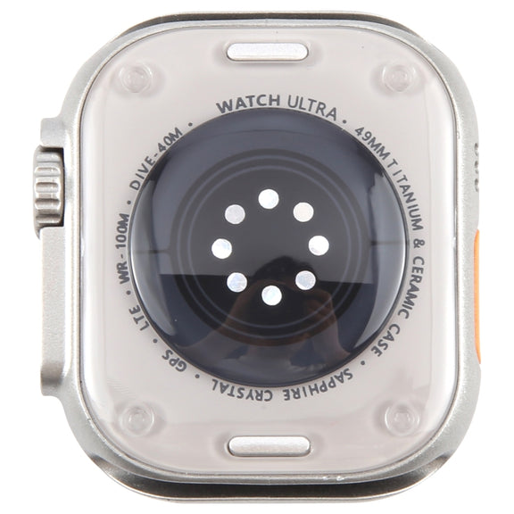 For Apple Watch Ultra 2 49mm Black Screen Non-Working Fake Dummy Display Model (Beige White)