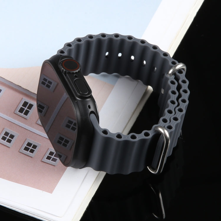 For Apple Watch Ultra 2 49mm Black Screen Non-Working Fake Dummy Display Model (Beige White)