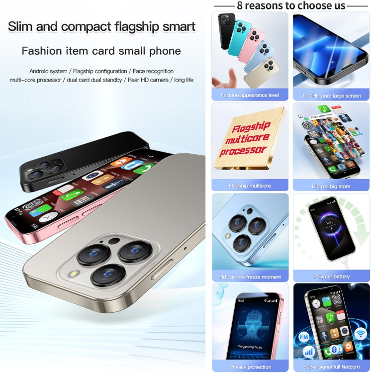 SOYES XS18 Pro, 2GB+16GB, 3.0 inch Android 9.0 MTK6580 Quad Core, Network: 3G, Dual SIM (Blue)
