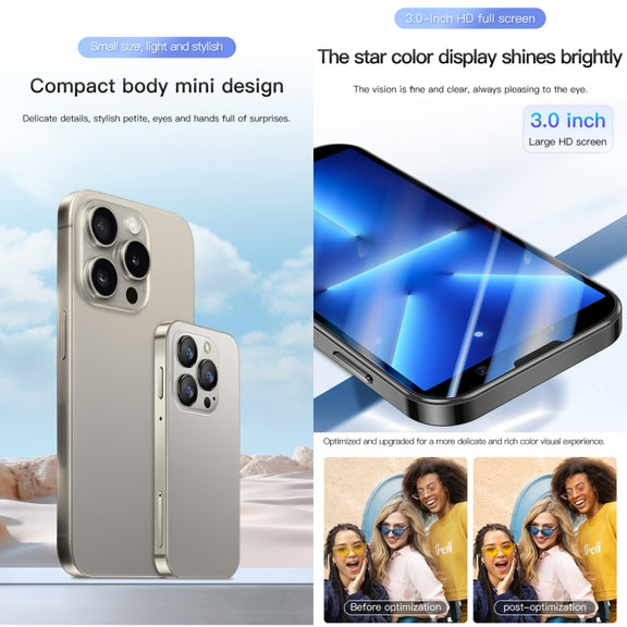 SOYES XS18 Pro, 2GB+16GB, 3.0 inch Android 9.0 MTK6580 Quad Core, Network: 3G, Dual SIM (Blue)
