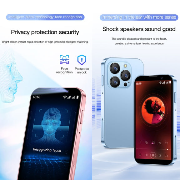 SOYES XS18 Pro, 2GB+16GB, 3.0 inch Android 9.0 MTK6580 Quad Core, Network: 3G, Dual SIM (Blue)