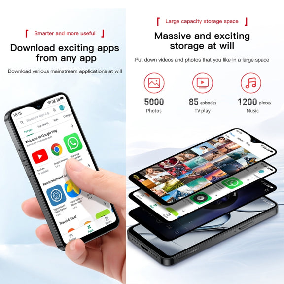 SOYES XS18 Pro Max, 2GB+16GB, Face ID, 4.3 inch Android 8.1 MTK6737A Quad Core, Network: 4G, OTG, Dual SIM (Black)