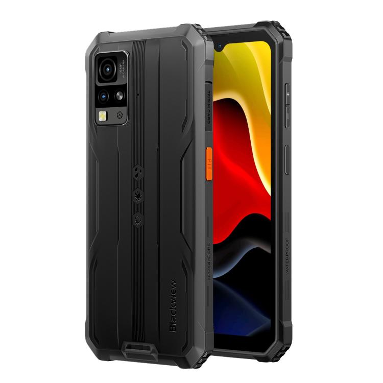 Blackview BV4800 SE Rugged Phone, 4GB+64GB, 6.56 inch Android 15 UMS9320E T615 Octa Core, Network: 4G, OTG, NFC (Black)