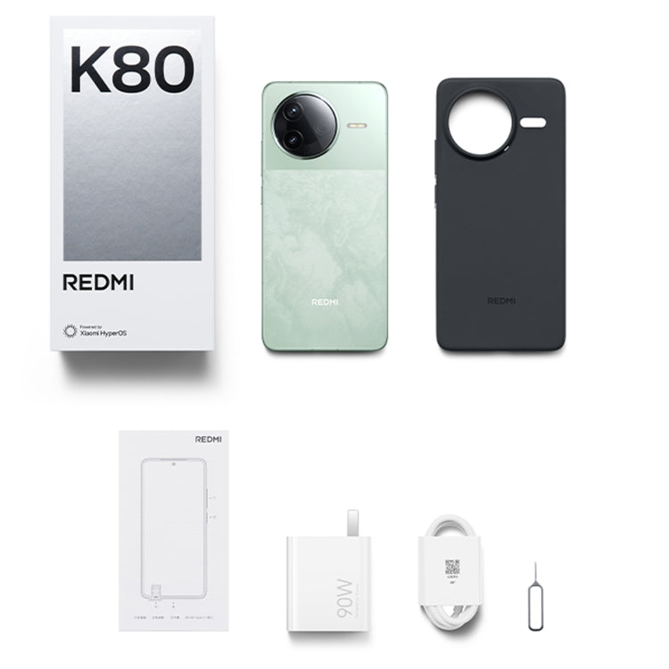 Xiaomi Redmi K80, 12GB+512GB, 6.67 inch Xiaomi HyperOS 2 Snapdragon 8 Gen 3 Octa Core, NFC, Network: 5G (Blue)