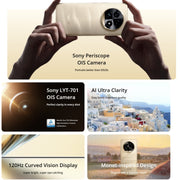 Realme 13 Pro+, 12GB+512GB, Screen Fingerprint Identification, 6.7 inch Realme UI 5.0 Snapdragon 7s Gen 2 Octa Core, NFC, Network: 5G (Gold)