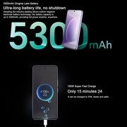 Honor 300, 12GB+256GB, Screen Fingerprint, 6.7 inch MagicOS 9.0 / Android 15 Snapdragon 7 Gen 3 Octa Core, Network: 5G, NFC, OTG, Support Google Play (Grey)