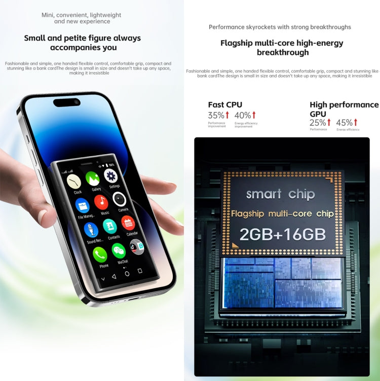 SOYES S24 Pro, 2GB+16GB, 3.0 inch Android 9.0 MTK6580 Quad Core, Bluetooth, WiFi, Network: 3G, Dual SIM (Black)