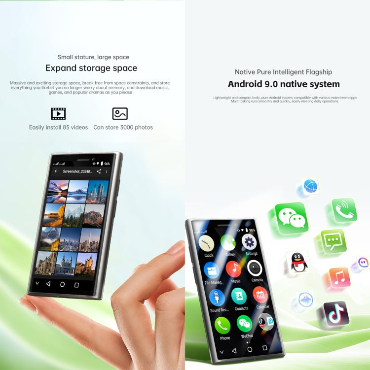 SOYES S24 Pro, 2GB+16GB, 3.0 inch Android 9.0 MTK6580 Quad Core, Bluetooth, WiFi, Network: 3G, Dual SIM (Black)