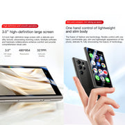 SOYES S24 Pro Max, 2GB+16GB, 3.0 inch Android 10.0 MTK6737M Quad Core, Bluetooth, WiFi, Network: 4G, Dual SIM, Support Google Play Store (Grey)