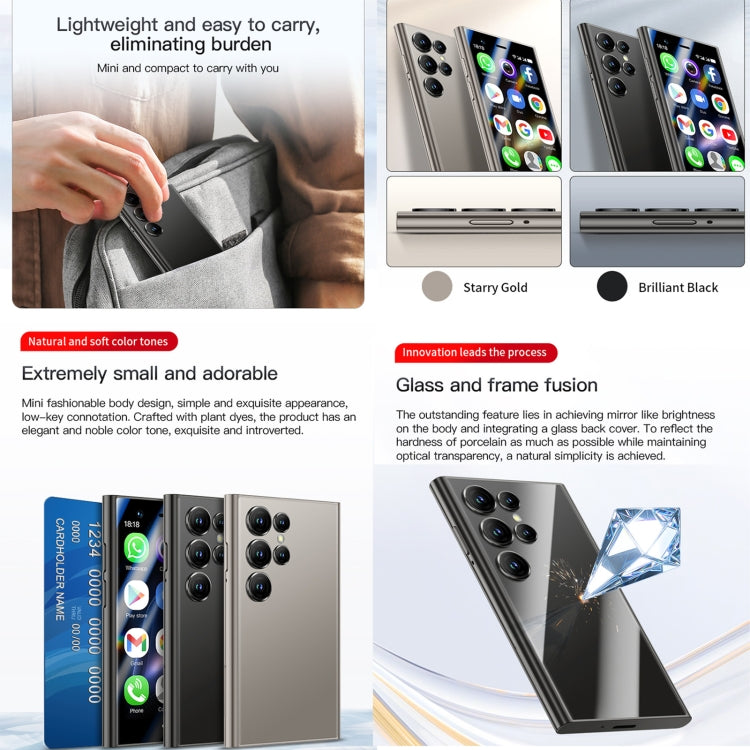 SOYES S24 Pro Max, 2GB+16GB, 3.0 inch Android 10.0 MTK6737M Quad Core, Bluetooth, WiFi, Network: 4G, Dual SIM, Support Google Play Store (Grey)