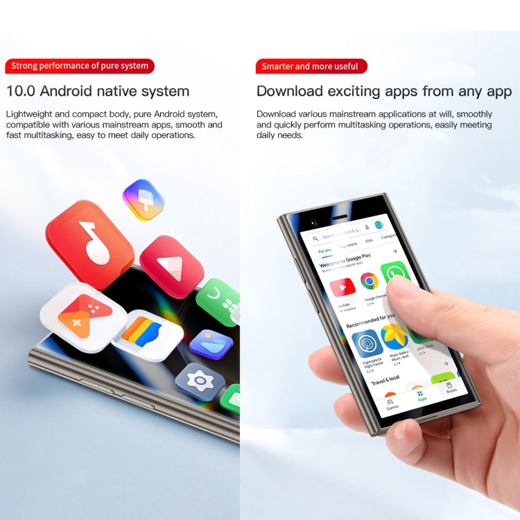 SOYES S24 Pro Max, 2GB+16GB, 3.0 inch Android 10.0 MTK6737M Quad Core, Bluetooth, WiFi, Network: 4G, Dual SIM, Support Google Play Store (Grey)