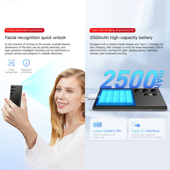 SOYES S24 Pro Max, 2GB+16GB, 3.0 inch Android 10.0 MTK6737M Quad Core, Bluetooth, WiFi, Network: 4G, Dual SIM, Support Google Play Store (Grey)
