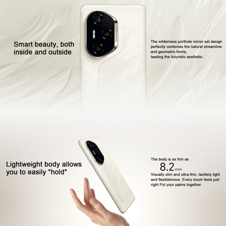 Honor 300 Pro, 12GB+256GB, Screen Fingerprint, 6.78 inch MagicOS 9.0 / Android 15 Snapdragon 8 Gen 3 Octa Core, Network: 5G, NFC, OTG, Support Google Play (Black)