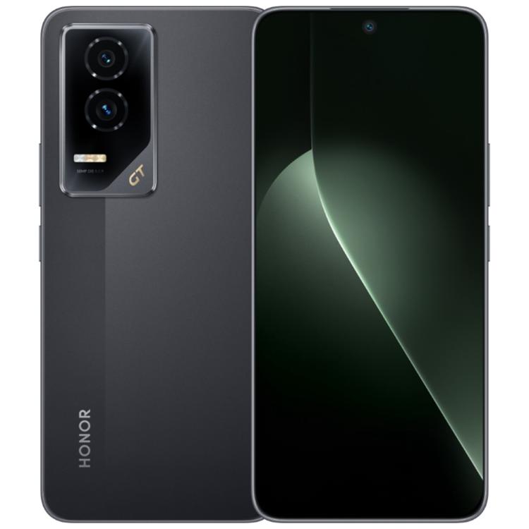 Honor GT, 12GB+256GB, In-screen Fingerprint, 6.7 inch MagicOS 9.0 Android 15.0 Snapdragon 8 Gen 3 Octa Core, Network: 5G, OTG, NFC (Black)