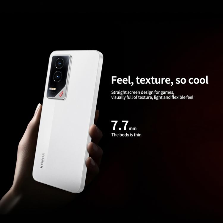 Honor GT, 12GB+256GB, In-screen Fingerprint, 6.7 inch MagicOS 9.0 Android 15.0 Snapdragon 8 Gen 3 Octa Core, Network: 5G, OTG, NFC (Black)