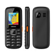 UNIWA E1808 Elder Keypad Phone, 1.77 inch SC6531E, LED Flashlight, 21 Keys, Network: 2G, Triple SIM, EU Plug (Black) - free shipping - PMc TechLife - Order now!