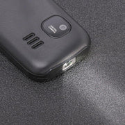 UNIWA E1808 Elder Keypad Phone, 1.77 inch SC6531E, LED Flashlight, 21 Keys, Network: 2G, Triple SIM, EU Plug (Black)
