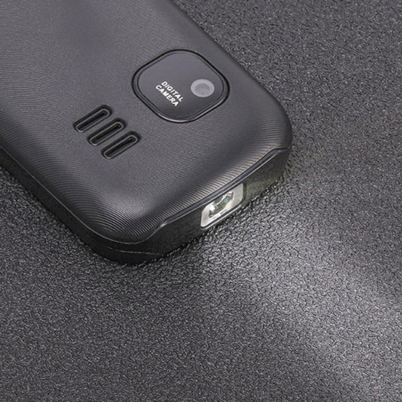 UNIWA E1808 Elder Keypad Phone, 1.77 inch SC6531E, LED Flashlight, 21 Keys, Network: 2G, Triple SIM, EU Plug (Black)