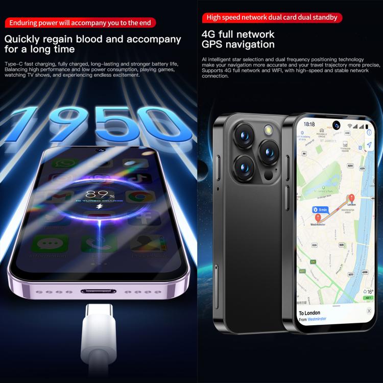 SOYES XS19 Pro, 3GB+32GB, 3.8 inch Android 12.0 MTK6762 Quad Core, Network: 4G, Dual SIM, GPS, OTG, Support Google Play Store (Blue)