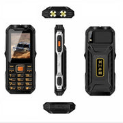 Q8-1 Triple Proofing Elder Phone, 16800mAh Battery, 2.4 inch, 21 Keys, Bluetooth, LED Flashlight, FM, SOS, Dual SIM, Network: 4G (Black)