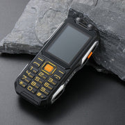 Q8-1 Triple Proofing Elder Phone, 16800mAh Battery, 2.4 inch, 21 Keys, Bluetooth, LED Flashlight, FM, SOS, Dual SIM, Network: 4G (Black)