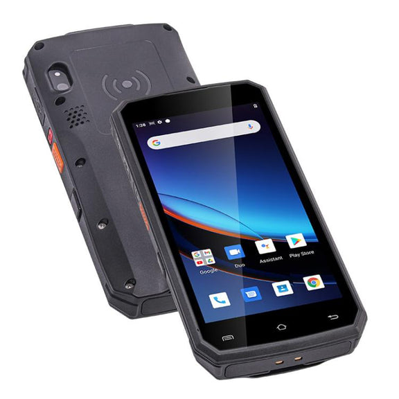 UNIWA M580S Rugged Phone, 4GB+64GB, 5.5 inch Android 10 MediaTek MT6761 Quad Core, OTG, Network: 4G, EU Plug (Black)