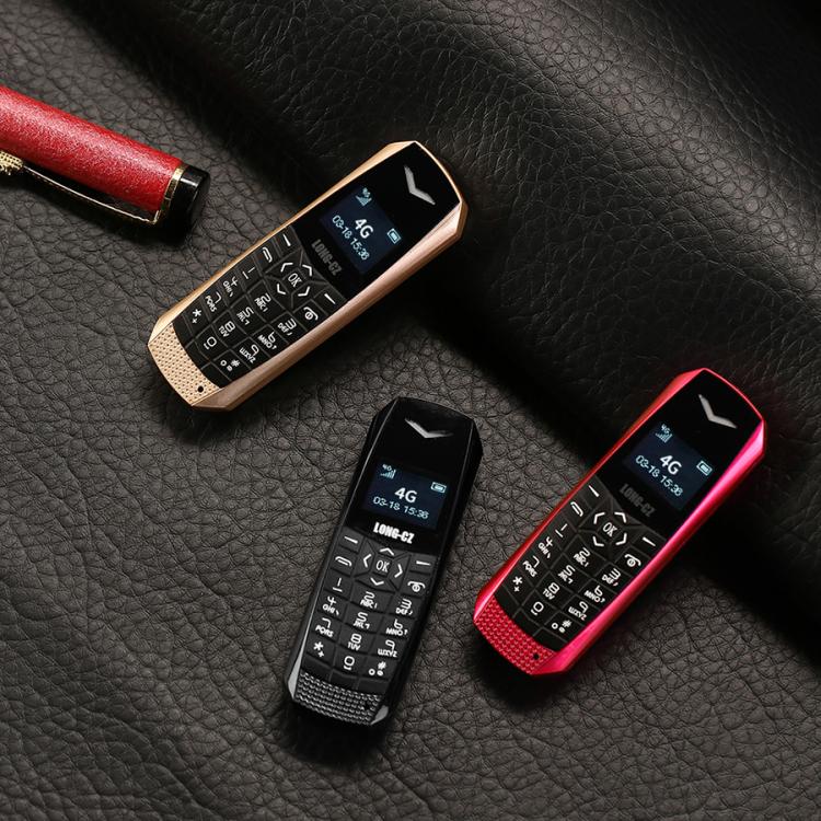 LONG-CZ S60 4G Mini Phone, 1.77 inch Unisoc T107, LED Flashlight, 21 Keys, Network: 4G, Single SIM (Black)