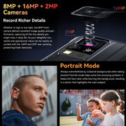 Blackview BV4800 Pro, 4GB+128GB, IP68/IP69K/MIL-STD-810H, 6.56 inch Android 14 Unisoc T606 Octa Core, Network: 4G, OTG (Black)