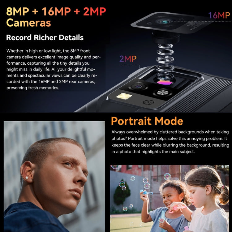 Blackview BV4800 Pro, 4GB+128GB, IP68/IP69K/MIL-STD-810H, 6.56 inch Android 14 Unisoc T606 Octa Core, Network: 4G, OTG (Black)