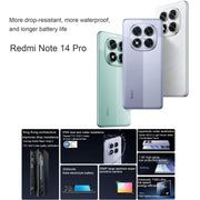Xiaomi Redmi Note 14 Pro, 8GB+256GB, 6.67 inch Xiaomi HyperOS Mediatek Dimensity 7300-Ultra Octa Core, NFC, Network: 5G (Green)