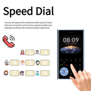 V8 Card Mobile Phone, 2.01 inch, MTK6261D, Support Bluetooth, FM, Torch, GSM, Dual SIM (Gold)