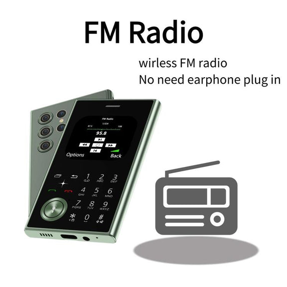 V8 Card Mobile Phone, 2.01 inch, MTK6261D, Support Bluetooth, FM, Torch, GSM, Dual SIM (Gold)