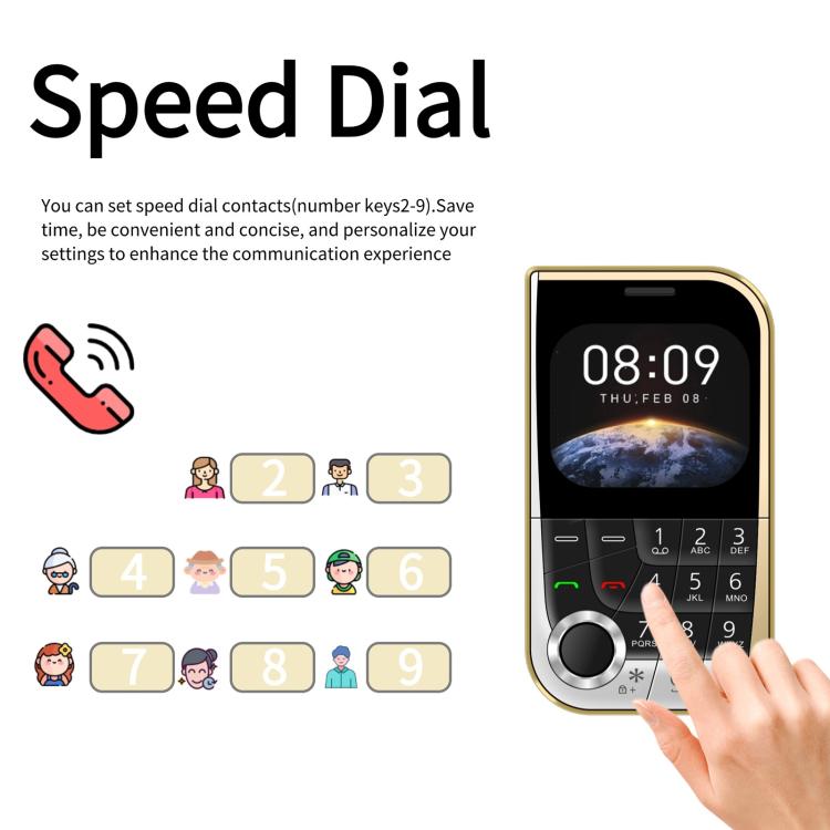 V10 Card Mobile Phone, 2.01 inch, MTK6261D, Support Bluetooth, FM, Torch, GSM, Dual SIM (White)