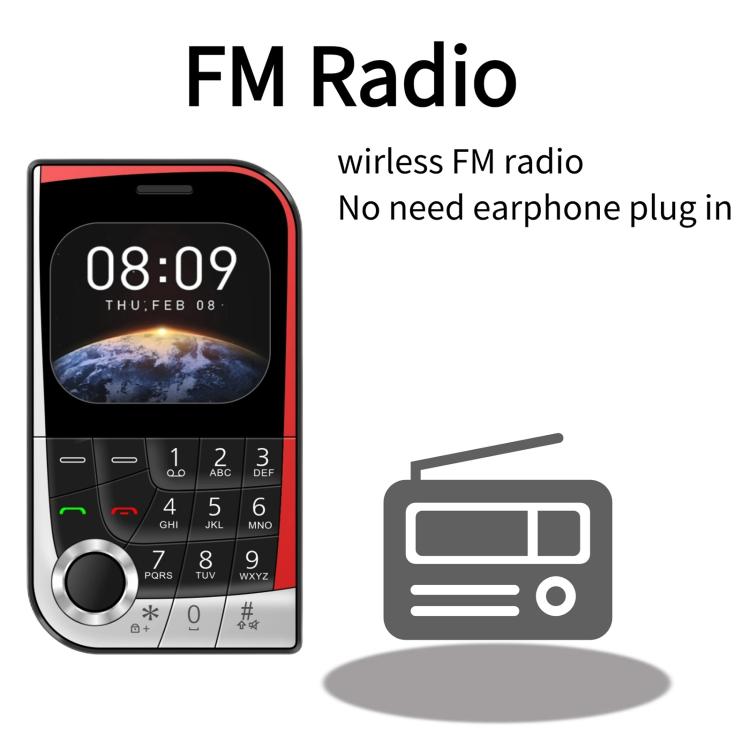 V10 Card Mobile Phone, 2.01 inch, MTK6261D, Support Bluetooth, FM, Torch, GSM, Dual SIM (Gold)