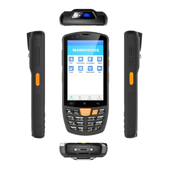 UNIWA HS006 Industrial PDA QR Code Scanner, 2GB+16GB, 4.0 inch Android 11 MediaTek MT6762 Octa Core, NFC, Network: 4G (AU Plug)