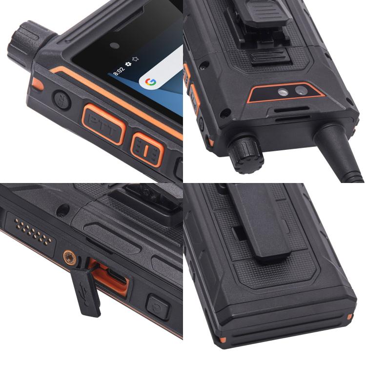 UNIWA P4 Plus UHF Walkie Talkie Rugged Phone, 4GB+64GB, 4.0 inch Android 14 MediaTek MT6765 Helio P35 Octa Core, Network: 4G (EU Plug)