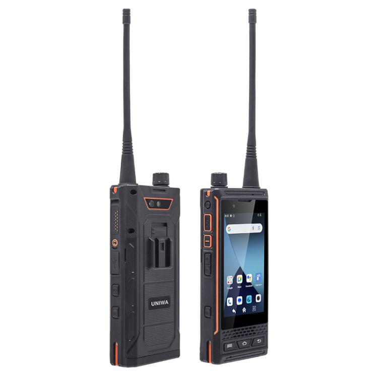 UNIWA P4 Plus VHF Walkie Talkie Rugged Phone, 4GB+64GB, 4.0 inch Android 14 MediaTek MT6765 Helio P35 Octa Core, Network: 4G (US Plug)