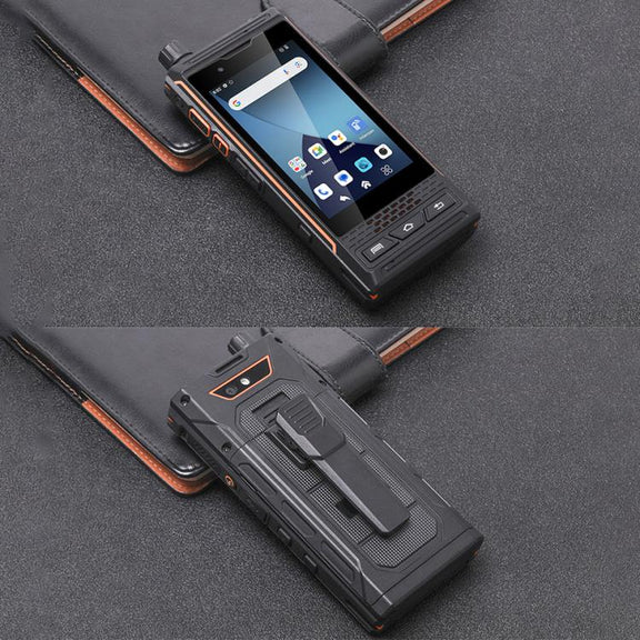 UNIWA P4 Plus VHF Walkie Talkie Rugged Phone, 4GB+64GB, 4.0 inch Android 14 MediaTek MT6765 Helio P35 Octa Core, Network: 4G (US Plug)