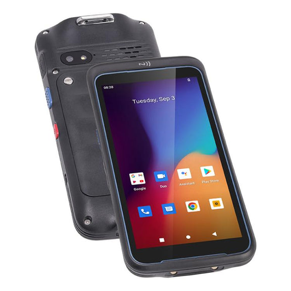 UNIWA V5N Barcode PDA Rugged Phone, 4GB+64GB, 5.5 inch Android 12 MediaTek MT6765 Helio P35 Octa Core, NFC, Network: 4G (US Plug)