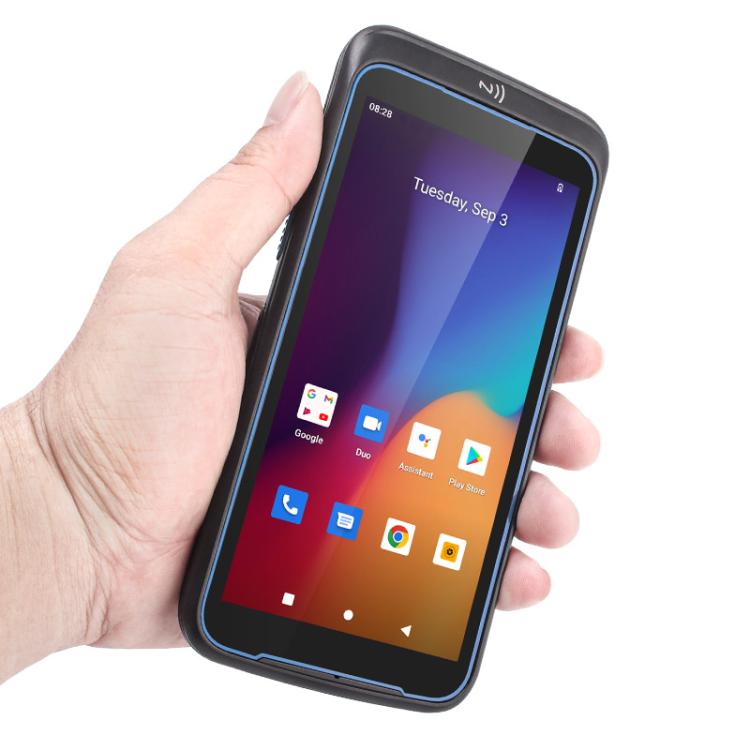 UNIWA V5N Barcode PDA Rugged Phone, 4GB+64GB, 5.5 inch Android 12 MediaTek MT6765 Helio P35 Octa Core, NFC, Network: 4G (EU Plug)