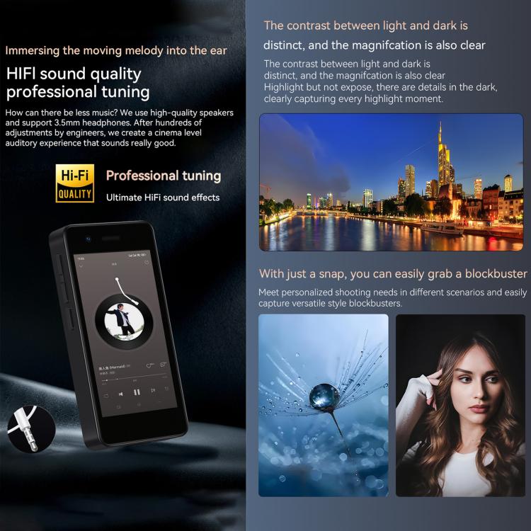 MELROSE S18, 2GB+16GB, 2.95 inch Android 9.0 MTK6737 Quad Core, Bluetooth, WiFi, Network: 4G (Black)